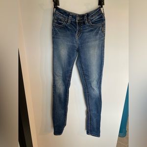 Silver Suki Mid Skinny Jean